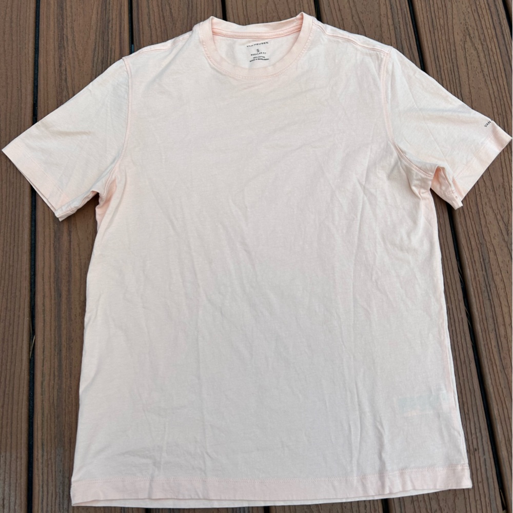 Van Heusen Kids Pale Pink Short Sleeve Tee